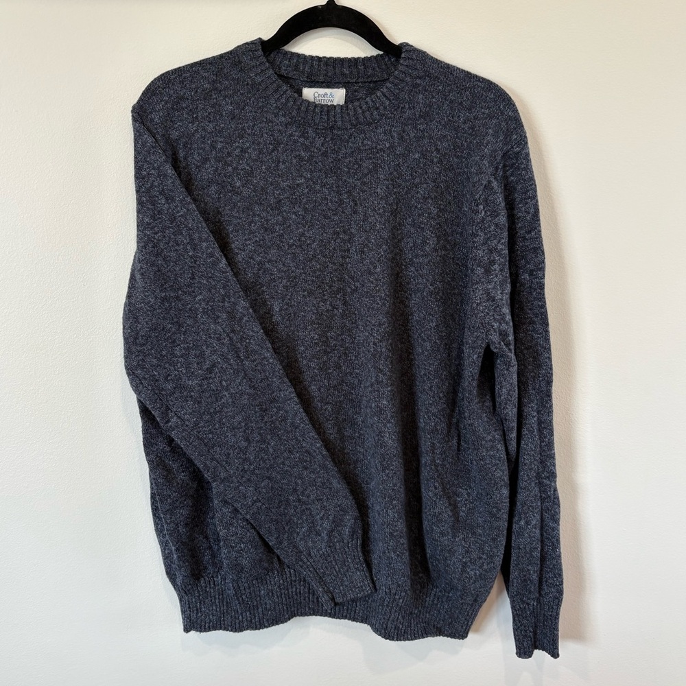 Croft & Barrow Men's Blue Crewneck Sweater